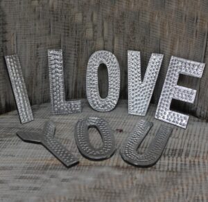 Letras Decorativas I Love You